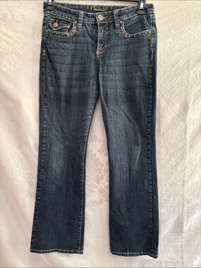 Common Genes  Dark Blue Jeans with Studded Pocket Detail 6P